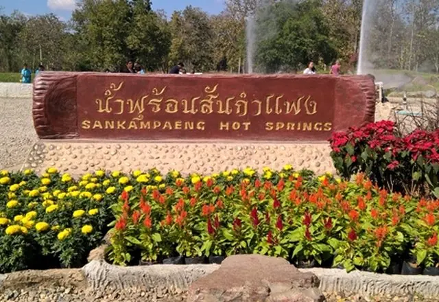 San Kamphaeng hot springs, northern Thailand